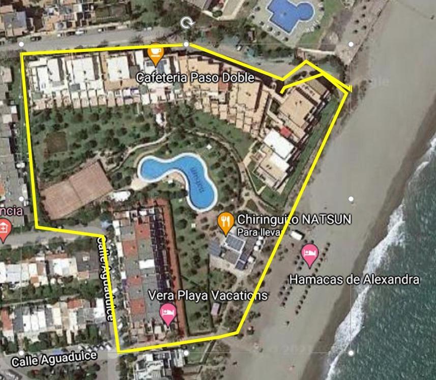 Natura Mediterranea Estudio Naturista Primera Linea Con Piscina Vera Kültér fotó